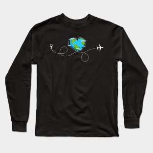 Earth Day Planet Future Pilot Long Sleeve T-Shirt